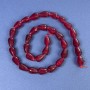 Tourmaline Drop Beads 12x8-4mm+/- on Thread, Length 38cm+