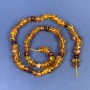 Amber Beads Tumbled 6x4mm+/- on Thread, Length 39cm+
