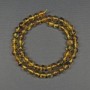 Amber Beads, Smooth Round 6mm+/- on Thread, Length 39cm+