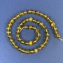 Amber Smooth Round Beads 8mm+/- on Thread, Length 39cm+