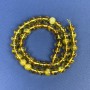 Amber Smooth Round Beads 7mm+/- on Thread, Length 39cm+