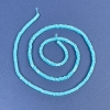 Turquoise Square Rondelle Beads 2.5x1mm+/- on a Strand, Length 39cm+