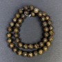Bronzite Natural Stone Beads, Smooth Round, Diameter 8.5mm+/-, Hole Diameter 1.5mm+/-, Length 38cm+