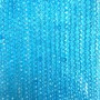 Czech Crystal Beads on fishing line, Sky Blue Transparent Faceted Rondelle, diameter 8x6mm+/-, length 40cm+