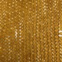 Czech Crystal Beads on a Strand, Amber Transparent Faceted Rondelle, Diameter 8x6mm +/-, Length 40-41cm+