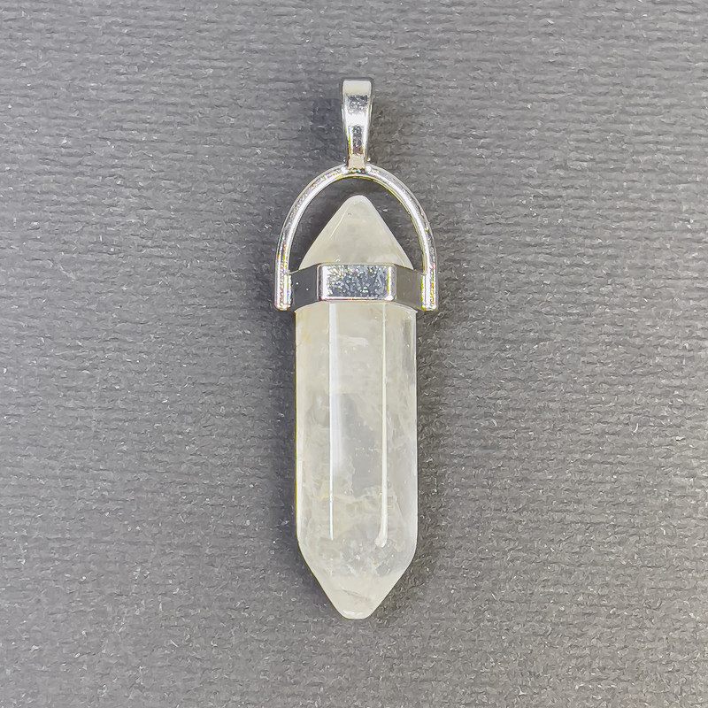 Pendant Mountain Crystal Hexagonal Crystal Ball 8x31x41mm+