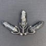 Labradorite (Lavrikite) Pendant, Hexagon Crystal Sphere 8x31x41mm+