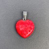 Pendant Heart Coral (single) 20x20 mm+