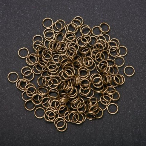 Jump Ring, 7mm Diameter Bronze, Pack 500 g