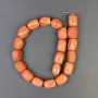 Beads Aventurine Golden Sands Faceted 20x15mm± on thread, 40cm+ length