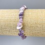 Lepidolite Chip Bracelet, 7x3mm chips, stretch, length 18cm