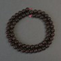 Garnet Beads, smooth ball 7mm+- on a string, length 42cm+