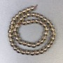 Smoky Topaz Faceted Round Beads 8mm on Thread, 32cm+ Length