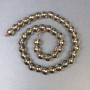 Smoky Topaz Faceted Beads 10mm on Thread, 37cm+ Length