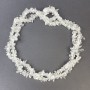 Beads Mountain Crystal Chip 4-9x2-4mm on fishing line, length 80cm+