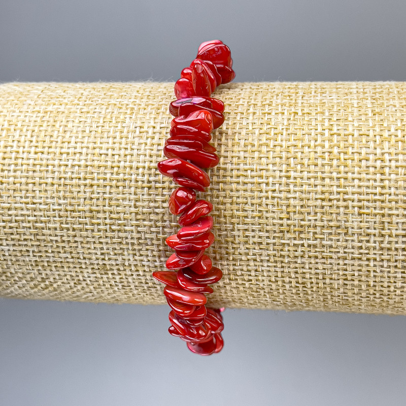 Bracelet Pearl Nugget, diameter 9x2mm, length 18cm, stretchy