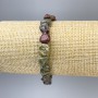 Dragon Blood Jasper Bracelet, tumbled, diameter 10x9mm+-, length 18cm+- stretch
