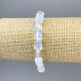 Moonstone Bracelet, tumbled, diameter 11x8mm+-, length 18cm+- stretch
