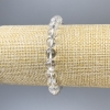 Rock Crystal Smooth Bead Bracelet, diameter 8mm+-, length 18cm+- stretch