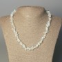 Moonstone Nugget Necklace, 10×5 mm diameter, length 45 mm ± with clasp