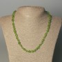 Chrysoprase Faceted Necklace, 9×5mm diameter, length 50mm ± with clasp