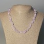 Amethyst chip necklace, diameter 7-11×3mm+-, length 45mm+-