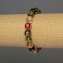 Bracelet Glass smooth beads, diameter 10mm±, 18cm±, stretch