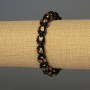 Bracelet Agate (individual) smooth bead, diameter 10mm±, length 18cm±, stretch
