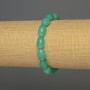 Bracelet Aquamarine grain, diameter 12×8mm +-, length 18cm +-, stretch