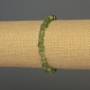 Chrysolite Bracelet, Tumbled Beads, Diameter 7x6mm+/-, Length 18cm+/- Stretch