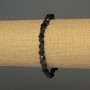 Iolite Bracelet Faceted Diamond Shape, diameter 6x5mm +/-, length 18cm +/- stretch