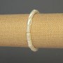 Bracelet Mother-of-Pearl Cylindrical, diameter 10x6mm +-, length 18cm +-, stretch