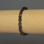 Bracelet Smoky Topaz faceted, diameter 7-10x7mm±, length 18cm± stretchy