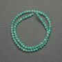 Amazonite Beads Smooth Sphere 4mm± On Thread, Length 38cm+