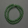 Chrysoprase Beads smooth ball, diameter 6mm± on thread, length 38cm+