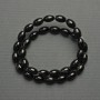 Agate seed beads, 12x8mm, on cord, length 39cm+