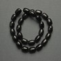 Agate Barrel Beads, 14×10 mm, on thread, 39 cm long