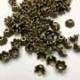 End Caps for Beads, Bronze Tone, 7x1 mm +/- hole diameter about 2 mm +/- packaged (~ 32 pcs. +- )