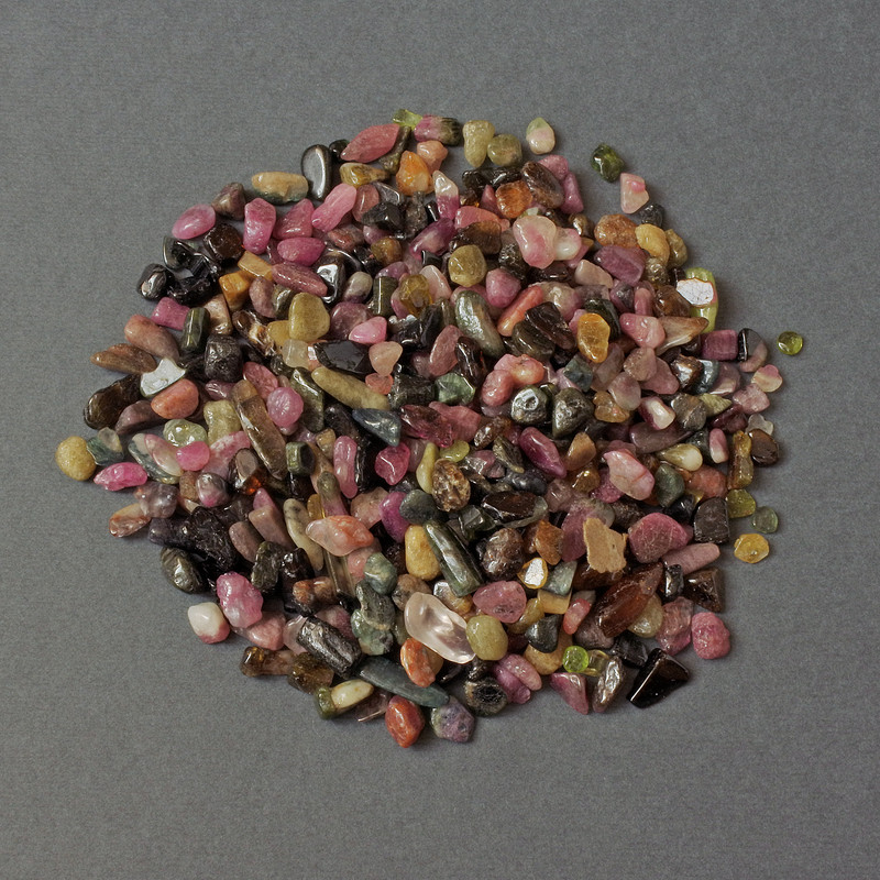 Natural Turquoise? Wait: It's Turmalin chip without hole 4-9×3-6mm+- (per 100g+-)