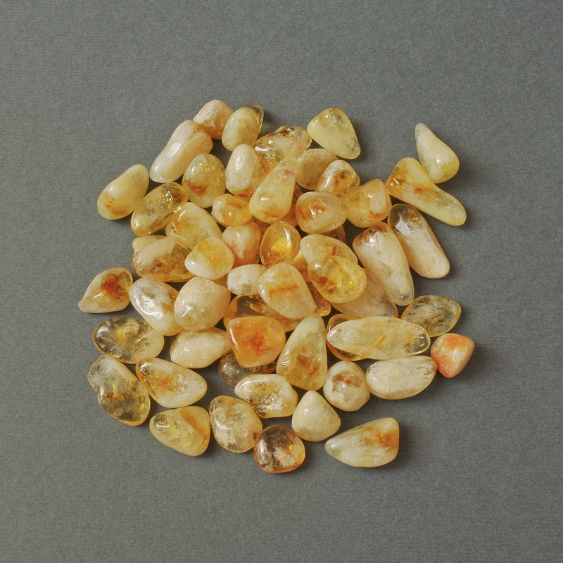 Natural Citrine Chip Faceted Nuggets without Hole 11-15×8-12mm ± (per 100 g ±)