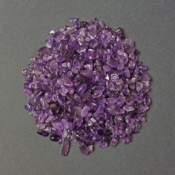 Amethyst natural chip without hole 5-11x4mm+- (per 100g+-)