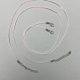 Pink cord "braid" for necklace, diameter 1mm, length 51–55cm+