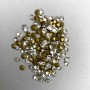 Rhinestones crystals colour white, diameter 3.2 (+ -) mm pack / 4g (+ -)