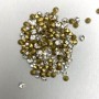 Rhinestones stones color white, diameter 3.7 (+ -) mm pack / 10g (+ -)