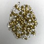 Rhinestones stones colour white, diameter 3.8 (+ -) mm pack / 10g (+ -)