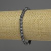 Sapphire Bracelet Smooth Bead, 7–8mm diameter ± assorted sizes, length 18cm ± stretch