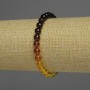 Amber Bracelet Gradient Smooth Bead, Ø 6mm+, length 18cm+-, stretch