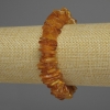 Bracelet Amber Chip, diameter 14x2mm+-, length 18cm+-, stretch