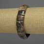 Bracelet natural stone Jasper Ocean – link, diameter 15×10mm +-, length 18cm +/-, stretch