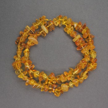 Amber Beads Chip Beads, 7x4-5mm diameter, length 39cm